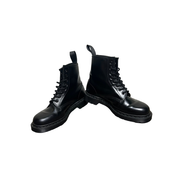 dr martens 1460 jadon mono size 8m or 9l - Picture 1 of 5